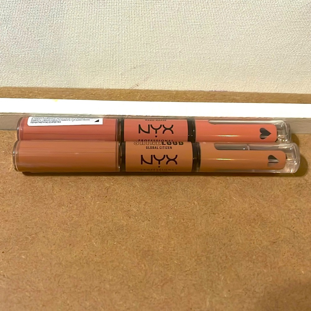 2 for $25 or 5 for $50 🩵 NYX shine loud matte lipstick and gloss duo